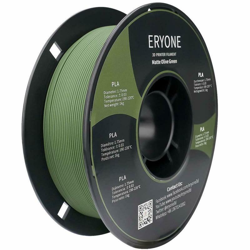 3D Printer Filament PLA SILK Army Green 1.75mm 1KG/2.2LB Spool High quality