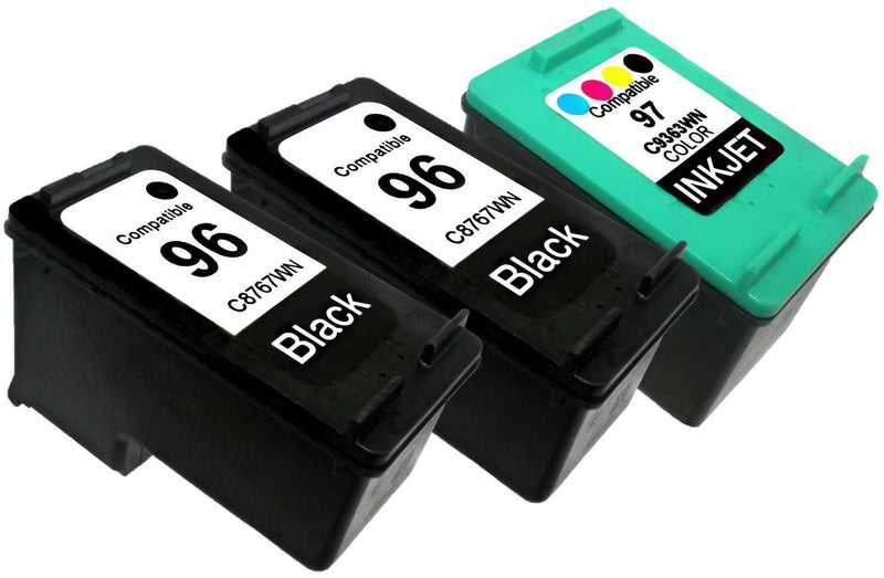 Compatible HP 56 57 92 93 94 95 96 97 Ink Cartridges New Chip Show Ink