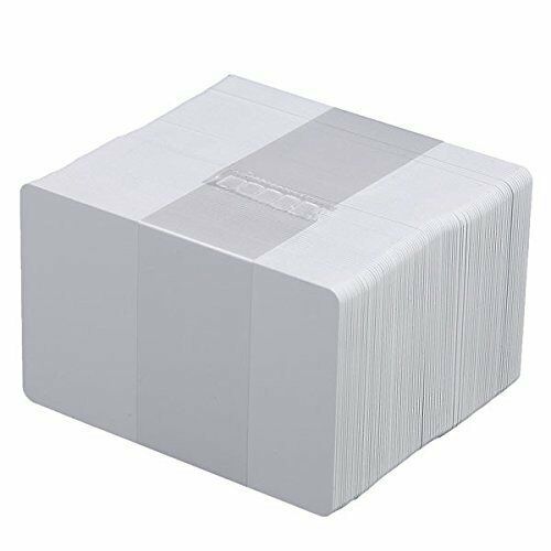 50 Blank White PVC Cards, CR80.30 Mil, High Quality for Color and UV Printing