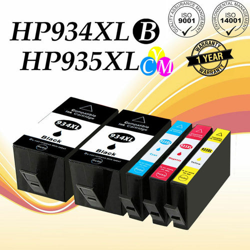 934 XL 935 XL Ink Set for HP Officejet 6815 6812 Printer 6830 New Chip Show Ink