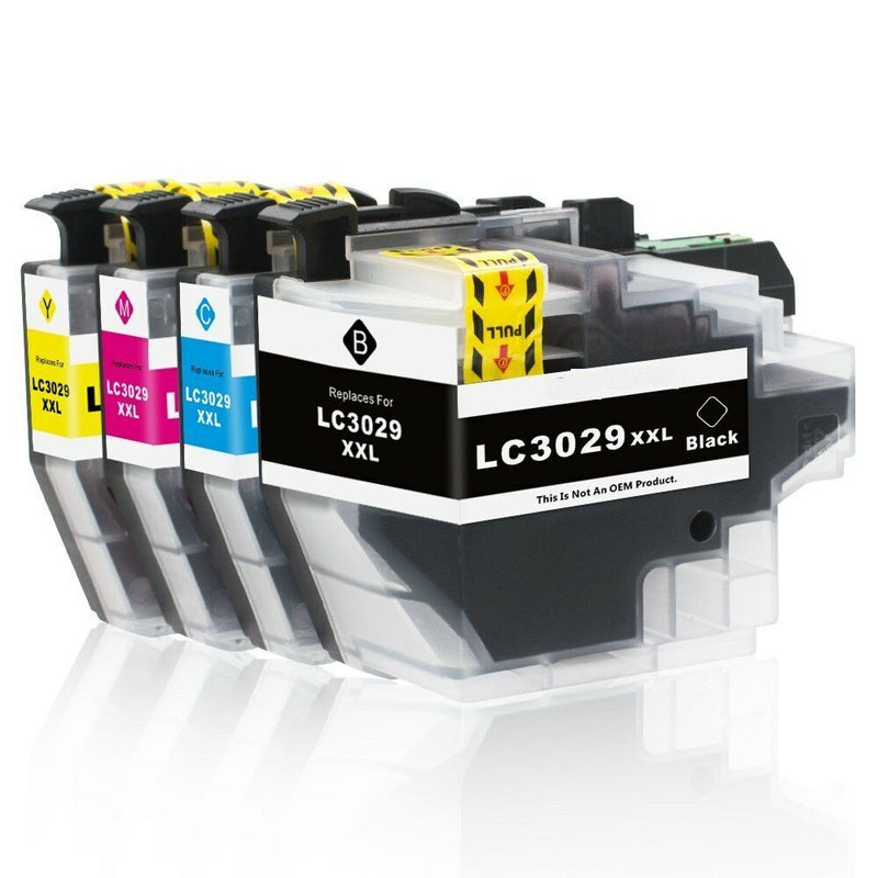 4 pack LC3029 XXL Ink Cartridge for Brother MFC-J6535dw J6935dw J5930dw J5830dw