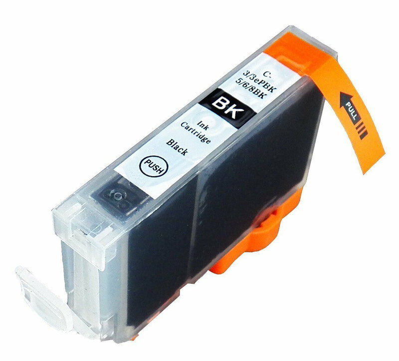 3 PK Comp CLI-8 Black Ink Cartridges for Canon PIXMA Pro 9000 Mark II 2