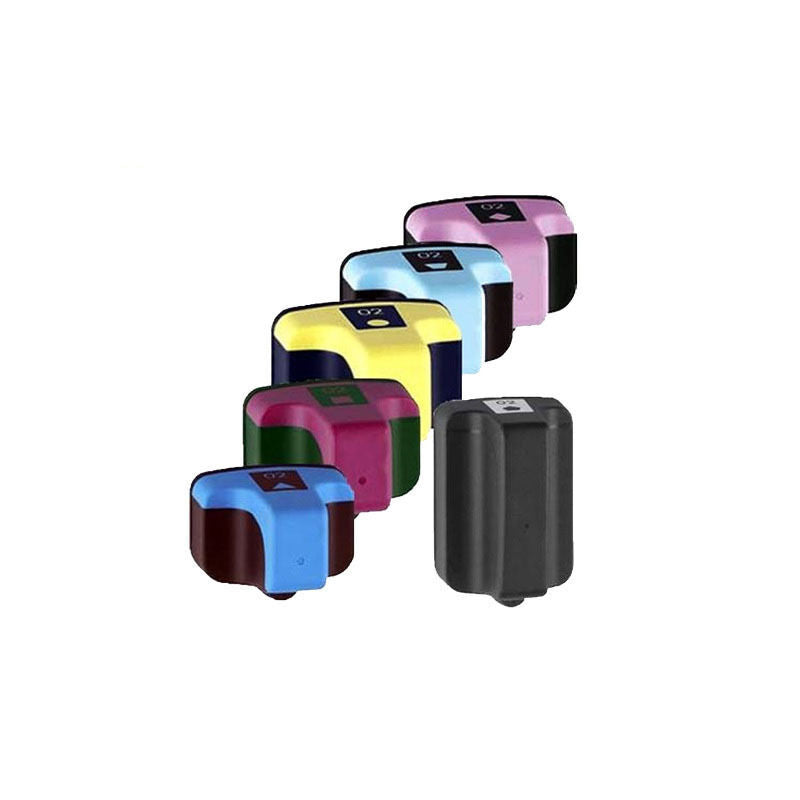 6 PK Comp HP 02 Combo Ink Cartridge HP Photosmart C7280 C8180 8230 8238 8250