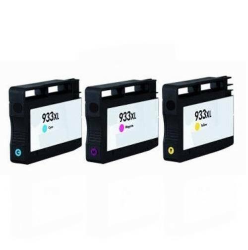 3-PK HP 933XL 933 XL C/M/Y Ink Cartridges for OfficeJet Pro 6100 6600 6700 7610
