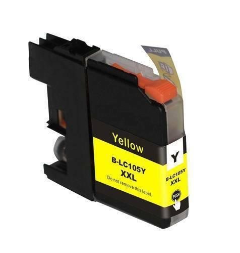 Compatible Brother LC-105 Yellow Ink Cartridge MFC-J4610DW MFC-J4710DW