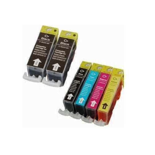 Compatible 6 Ink Cartridges Set for Canon PGI-225 CLI-226 PIXMA MG5120 MG5220