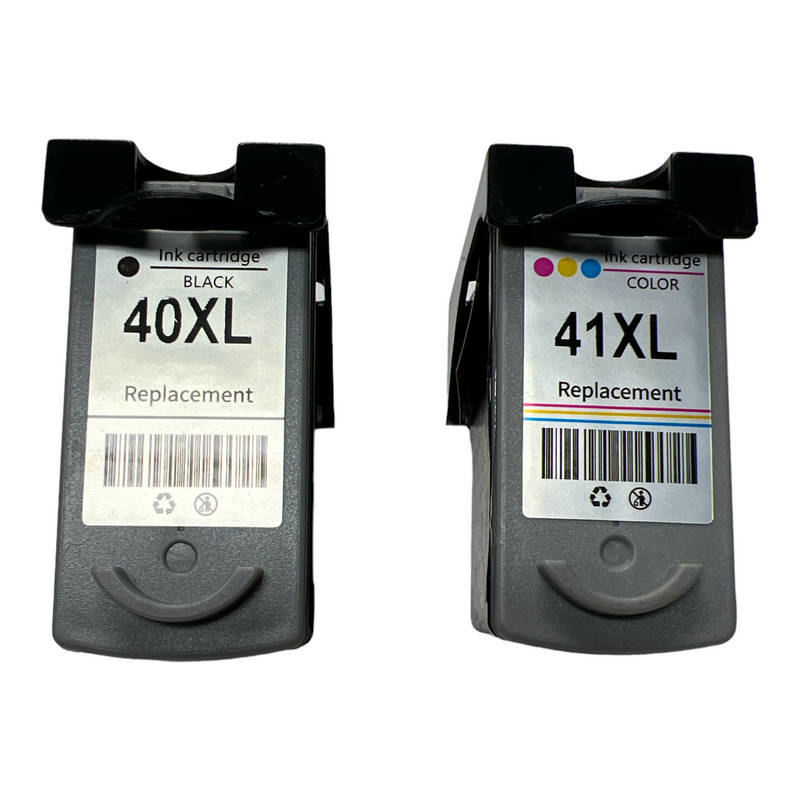 Remanufactured Ink Cartridge Replacement for Canon PG-40XL CL-41XL High Yield Canon PIXMA MP140 iP2600 MP150 MP160 Printer