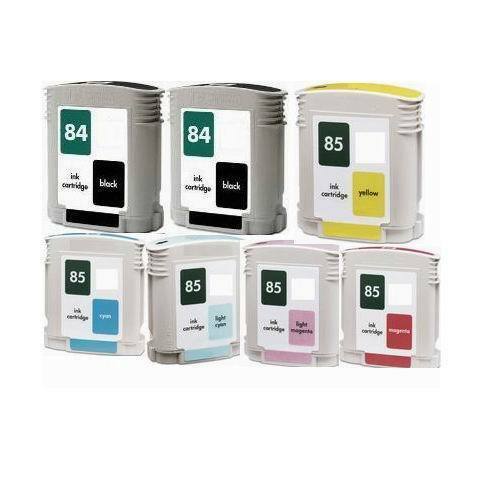 7 Reman HP 84 85 Ink Cartridge For Designjet 130 30n 90R 90GP