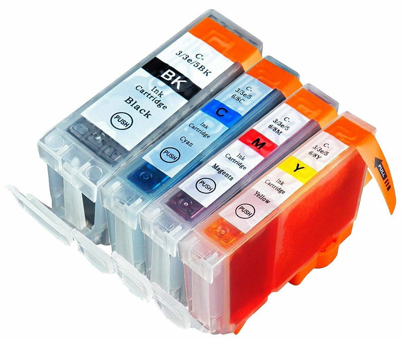 4PK comp Ink Set for CANON Pixma MP500 MP600 MP800R iP4200 iP4500 PGI-5 BK CLI-8