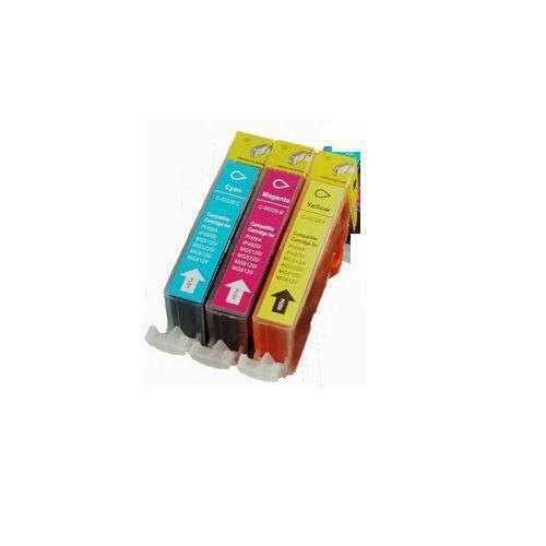 3 pk Inkjet Cartridge Set for Canon CLI-226 C M Y PIXMA MG5120 MG5220