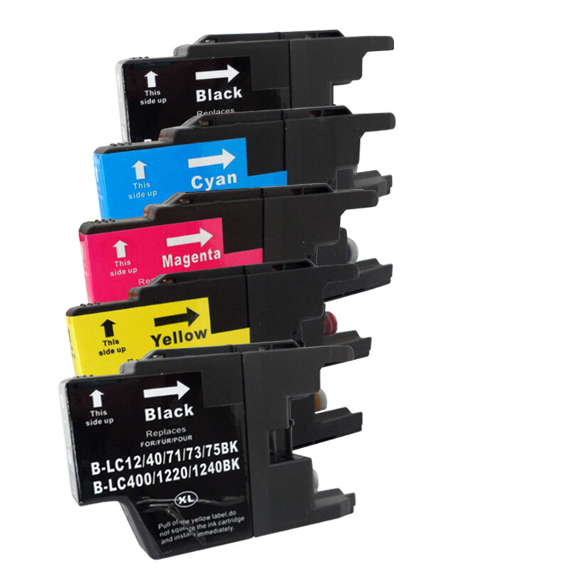 5 Pack Compatible Brother LC-71 LC-75 LC-79 Ink Cartridges for inkjet printers