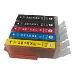 Compatible 5PK PGI-280 XXL CLI-281 XXL Ink for Canon PIXMA TS6120 TS6220 TS8120