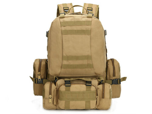 55L Sport Outdoor Military Rucksacks Tactical Backpack Camping Hiking